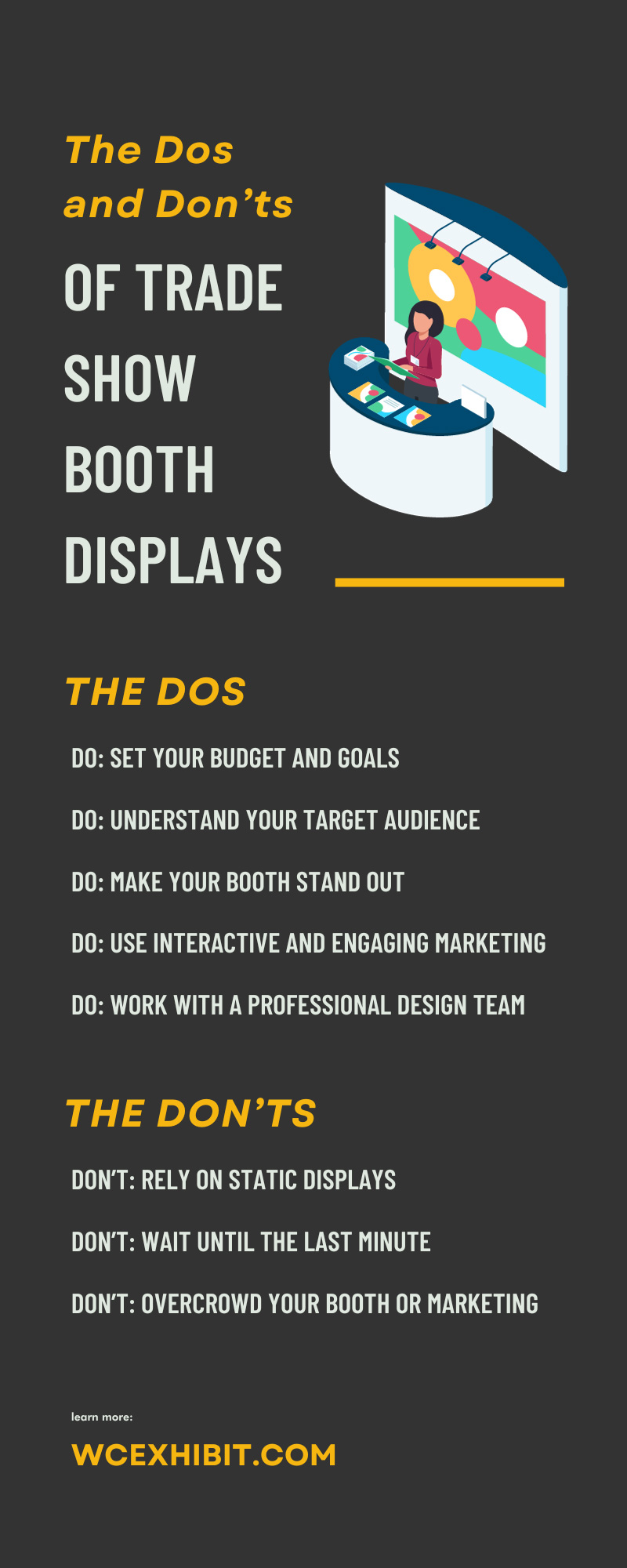 The Dos and Don’ts of Trade Show Booth Displays